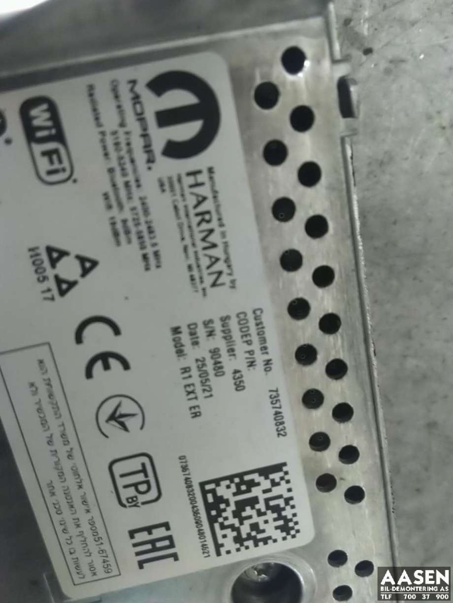 Bilstereo til Fiat Ducato 2014-->>  (735740832|)