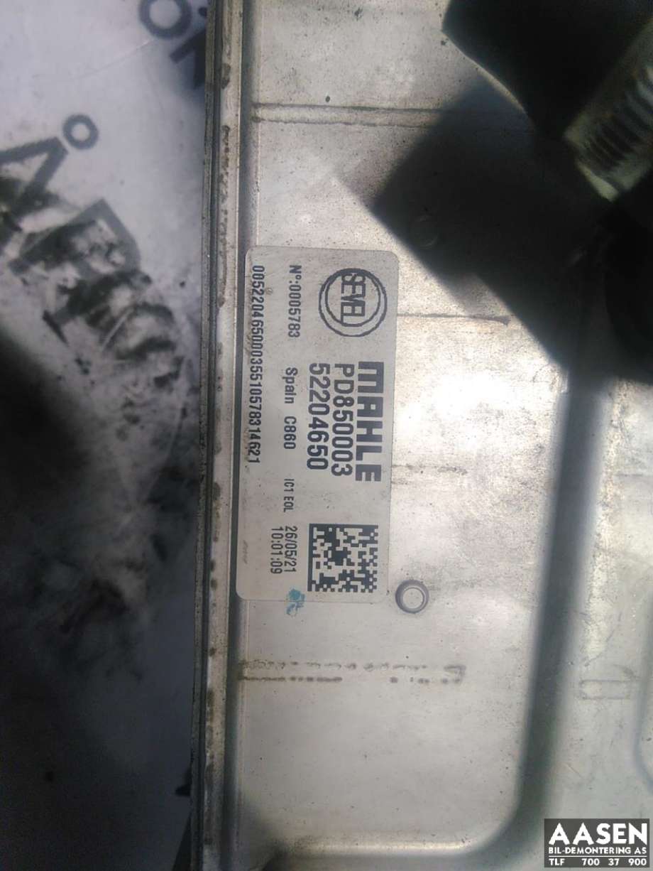 Intercooler til Fiat Ducato 2014-->>