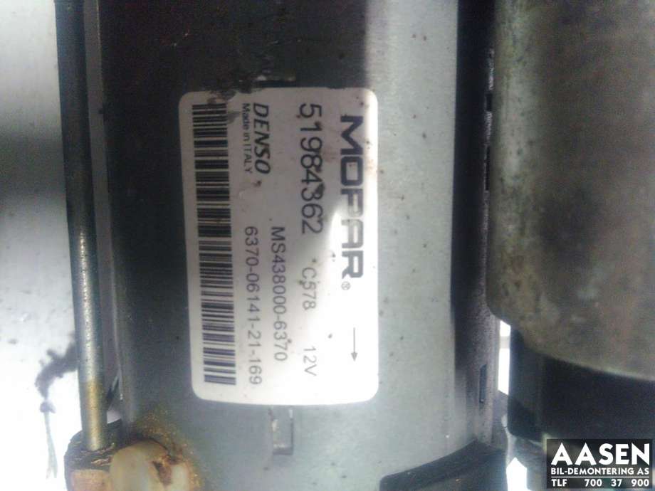 Starter diesel til Fiat Ducato 2014-->> (51984362|)