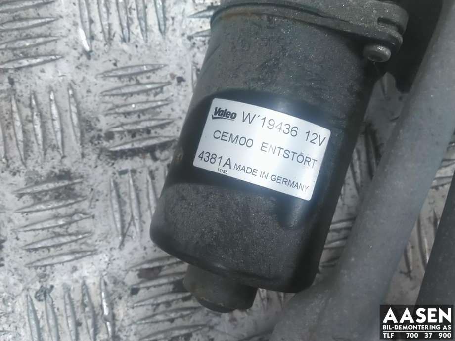 Viskermotor frontrute komplett m/overføring til Citroën DS4 2011-2017  (6405 RK|)