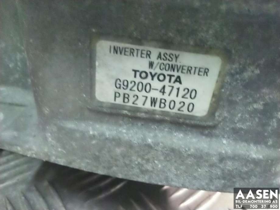 Inverter hybrid til Toyota Prius 2004-2009 (Type II) (COMBI) (COMBI) (G9200-47120|)