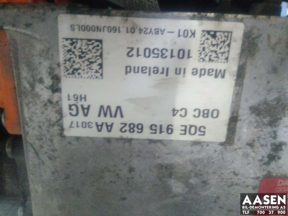 Batterilader (OBC - On Board Charger) til VW Golf VII 2012-2017 (Fase 1)  