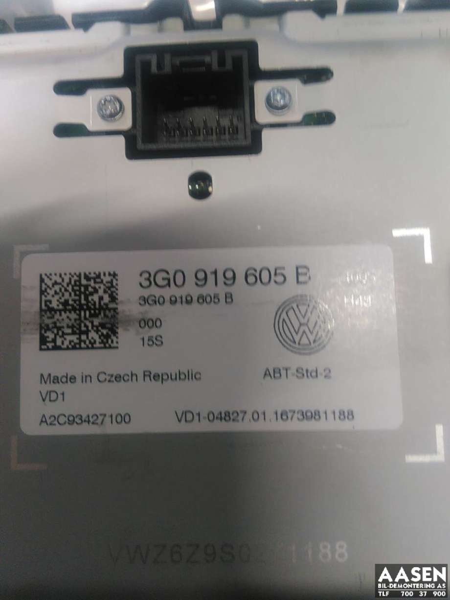 Bilstereo til VW Golf VII 2012-2017 (Fase 1)  