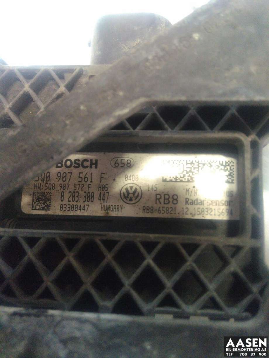 Sensor radar til VW Golf VII 2012-2017 (Fase 1)  (5Q0 907 561 F|)