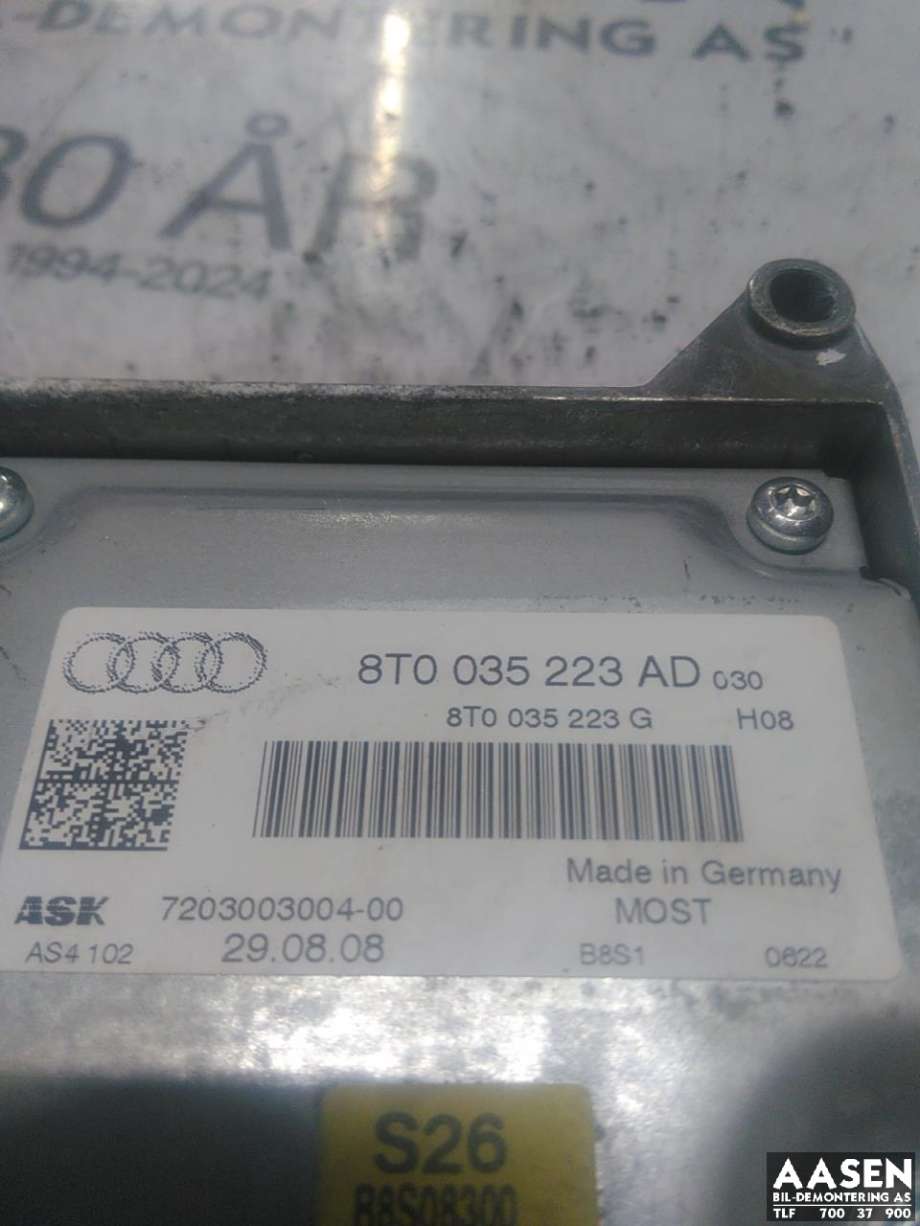 Bilstereo forsterker til Audi A4 2007-2014 (Type IV) (B8) (B8) (8T0 035 223 AD|8T0035223G|)