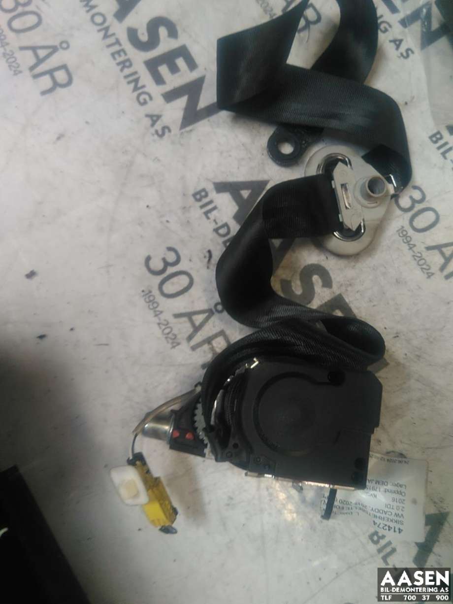Sikkerhetsbelte foran høyre til VW Caddy 2015-2020 (Type III, Fase 3) (2K5 857 806 C|)