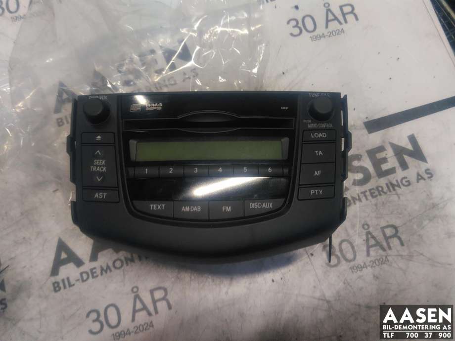Bilstereo til Toyota RAV4, 2009-2013 (Type III, Fase 2)  