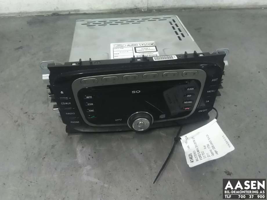 Bilstereo til Ford S-Max 2010-2015 (Type I, Fase 2) (SONY|BS7T-18C939-AD|1805708|)