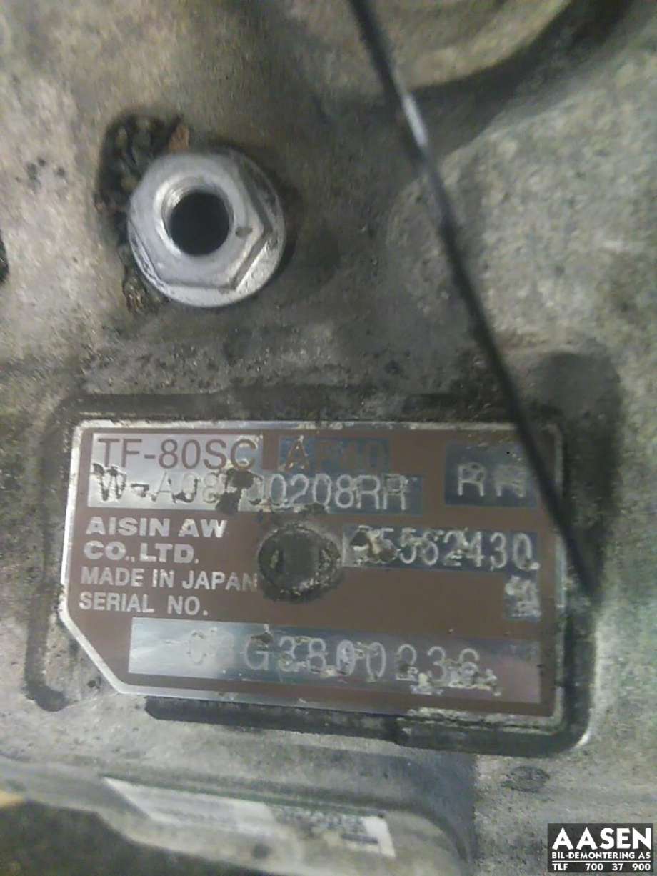 Girkasse automat til Opel Insignia A 2009-2014  (55562430|95509044|)