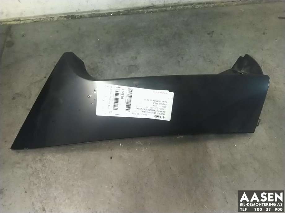 Skjerm venstre bak til Smart Fortwo, 2007-2014 (Type II) (W451) (W451) (A 451 882 01 01)
