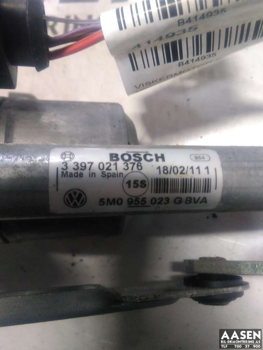 Viskermotor foran venstre til VW Golf, Plus/Cross 2009-2013 (Fase 2)  (5M0 955 023 E|)