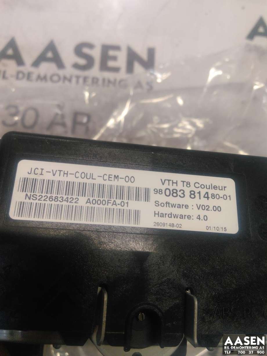 Instrumentpanel til Peugeot 3008 2009-2016 (Type I)