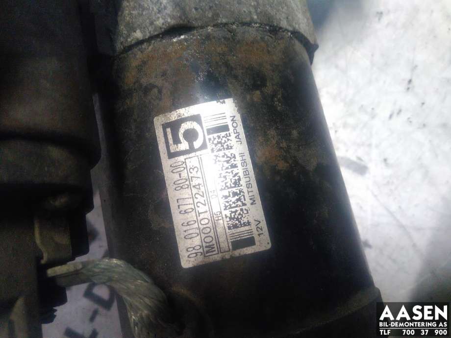 Starter diesel til Peugeot 3008 2009-2016 (Type I)  (5802 Z8|16 381 162 80|5802 EG)