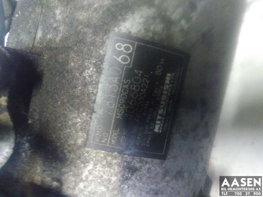 Aircondition kompressor til Mitsubishi Outlander 2007-2010 (Type II, Fase 1)  (7813A128|)
