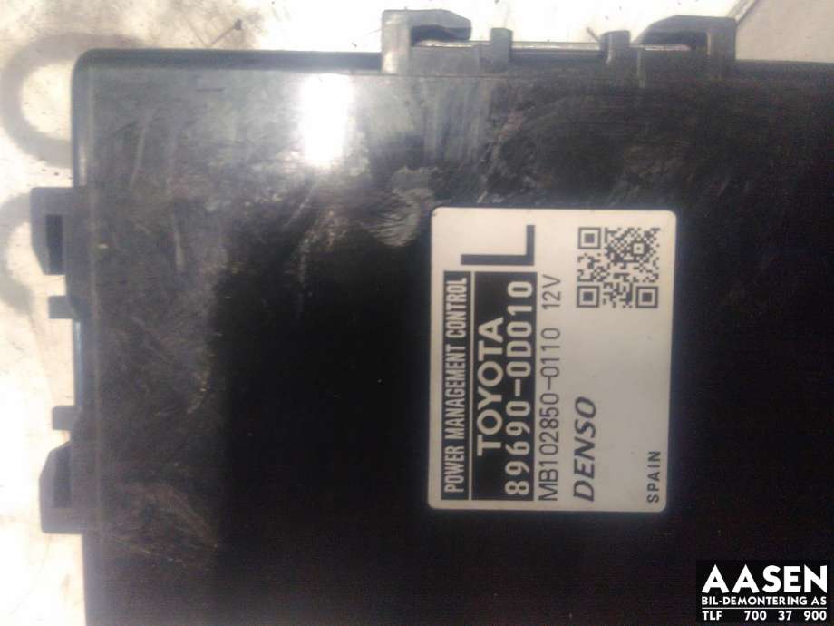 Styreenhet diverse til Toyota Yaris 2009-2011 (Type II, Fase 2)  