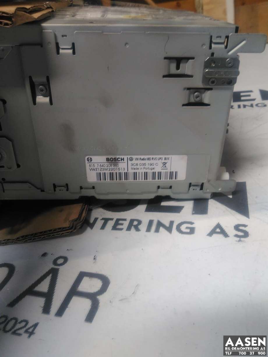 Bilstereo til VW Passat 2011-2015 (B7) (B7) (3C8 057 190 C|3C8 057 190 CX|)
