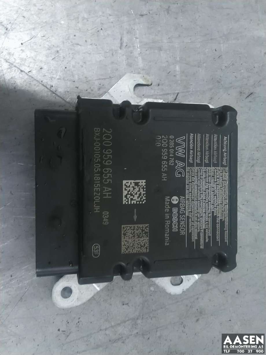 Airbag elektronikk til VW Polo 2017-2021 (Type VI, Fase 1) (2Q0 959 655 AM|)