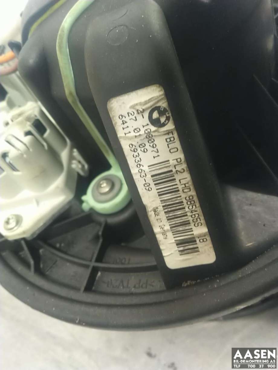 Varmeapparat motor til BMW 1-Serie 2004-2011 (E81/E82/E87/E88) (E81/E82/E87/E88) (64 11 9 227 670|)