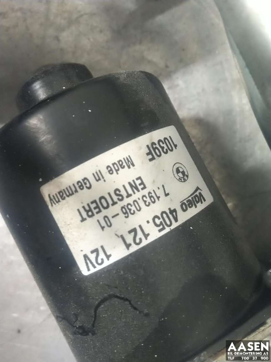 Viskermotor frontrute komplett m/overføring til BMW 1-Serie 2004-2011 (E81/E82/E87/E88) (E81/E82/E87/E88) (61 61 7 192 963|)