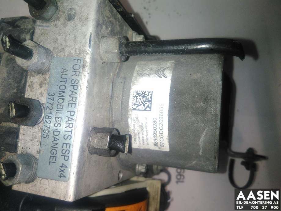ABS sentral til Peugeot Partner 2019-->> (Type III)  (16 684 009 80|16 826 040 80|)