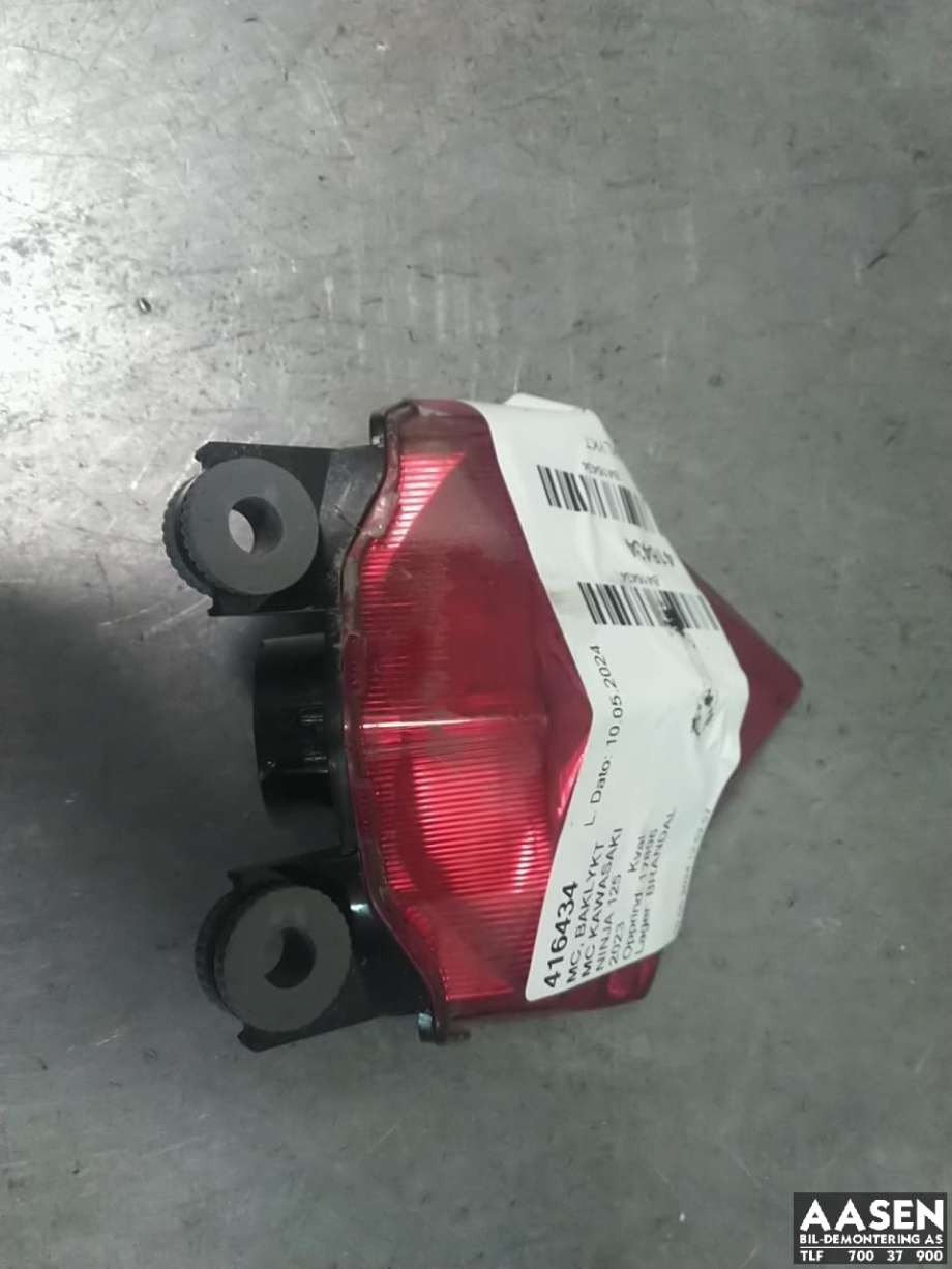 MC, Baklykt til MC Kawasaki Ninja 125, 2019-->>