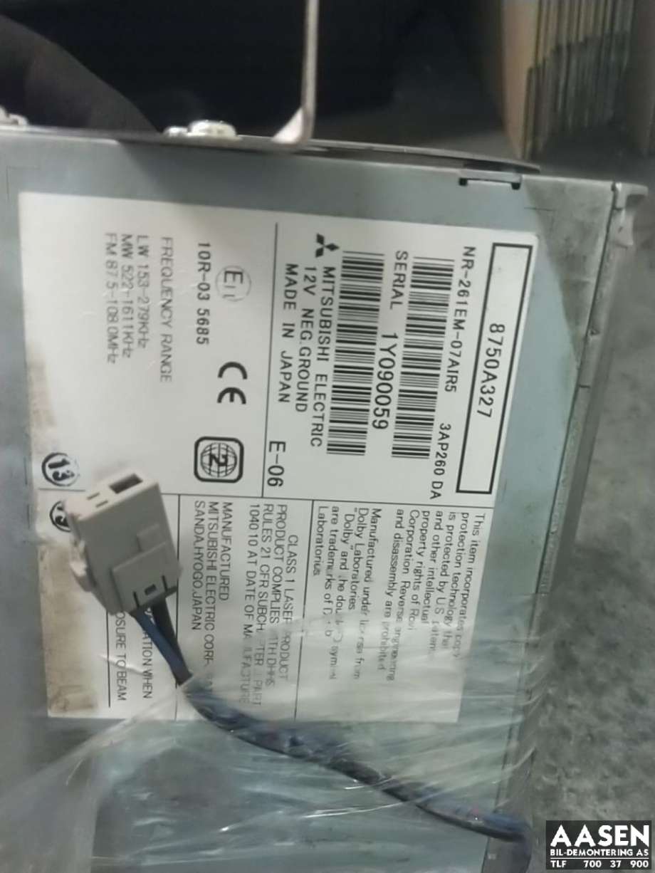 Bilstereo navigasjon til Mitsubishi ASX 2010-2019