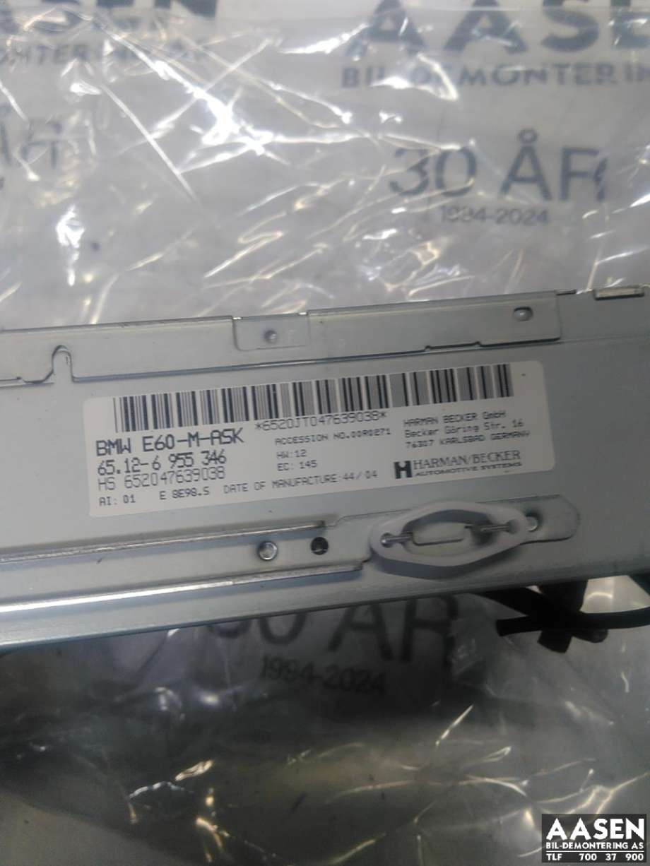 Bilstereo til BMW 5-Serie 2003-2010 (E60/E61) (E60/E61) (65 12 6 955 346|)