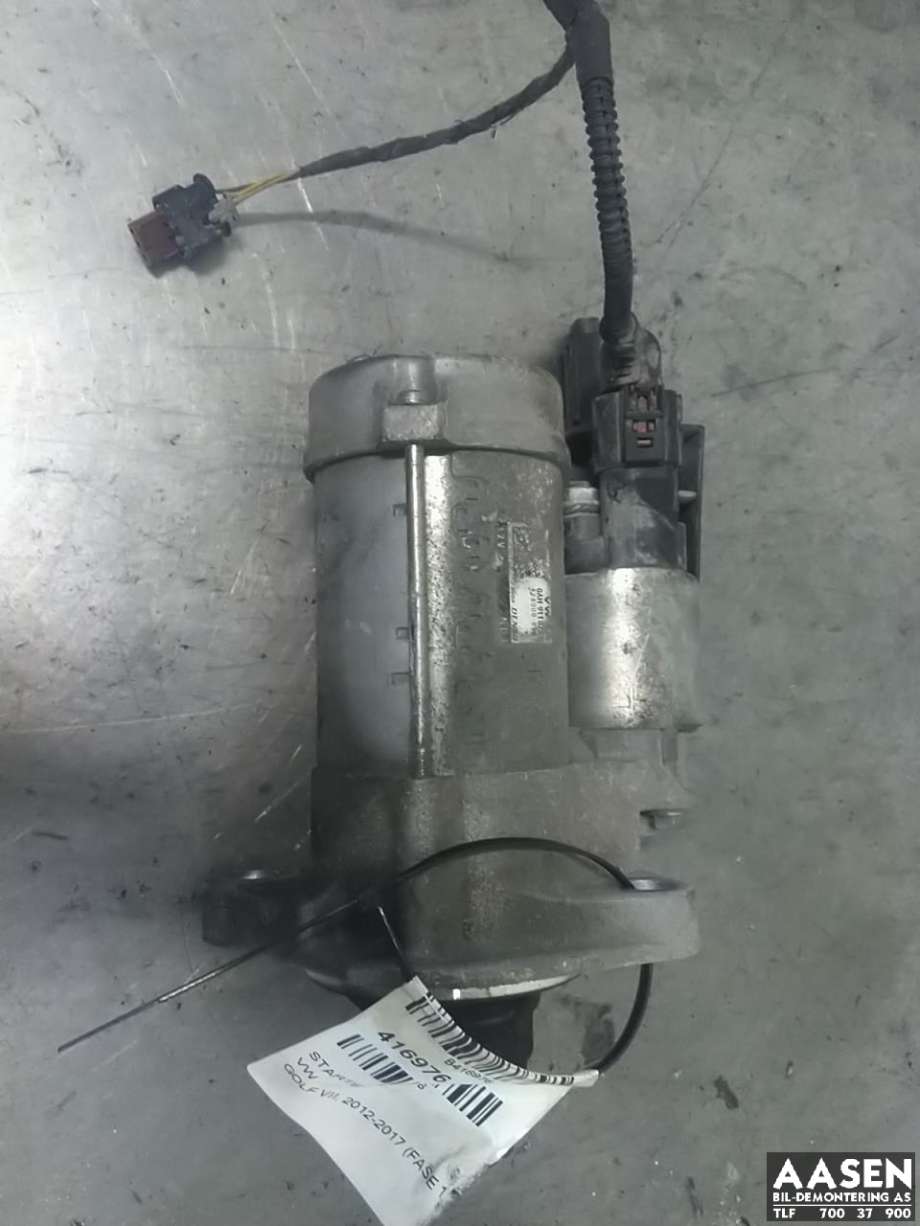 Starter til VW Golf VII, 2012-2017 (Fase 1)  (0AH 911 023 G)