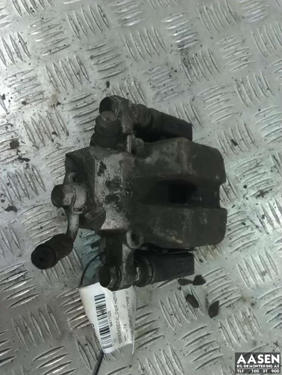 Bremsecaliper høyre bak til Toyota RAV4, 2009-2013 (Type III, Fase 2)  (4783042062)