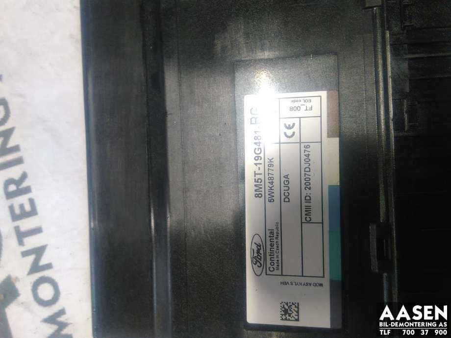Styreenhet nøkkelfri/keyless til Ford Kuga 2008-2012 (Type I)  (1701369|8M5T-19G481-BG|)
