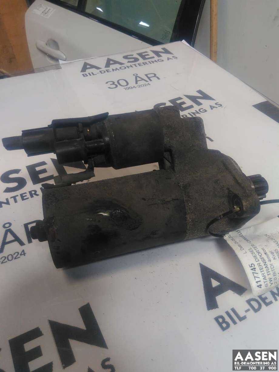 Starter diesel til VW Transporter / Caravelle 2009-2015 (Fase 2) (T5) (T5) (02E 911 024 A|02E 911 024 AX|)