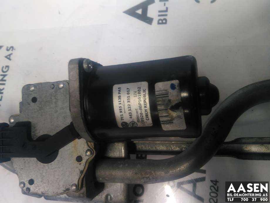 Viskermotor frontrute komplett m/overføring til VW Transporter / Caravelle 2009-2015 (Fase 2) (T5) (T5)