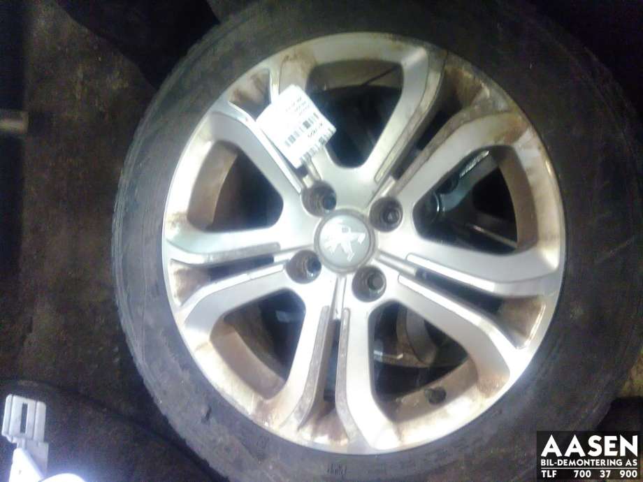 Hjulsett aluminium vinter til Peugeot 208, 2012-2019 (Type I)