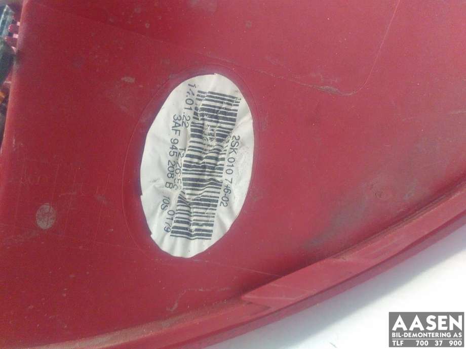 Baklykt høyre ytre til VW Passat 2011-2015 (B7) (B7) 