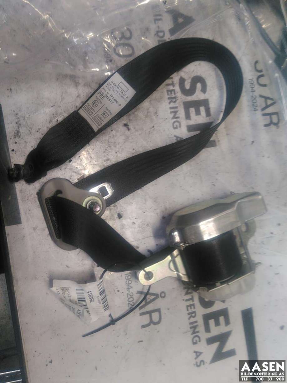 Sikkerhetsbelte foran høyre til Suzuki SX4, 2006-2009 (Type I, Fase 1)  