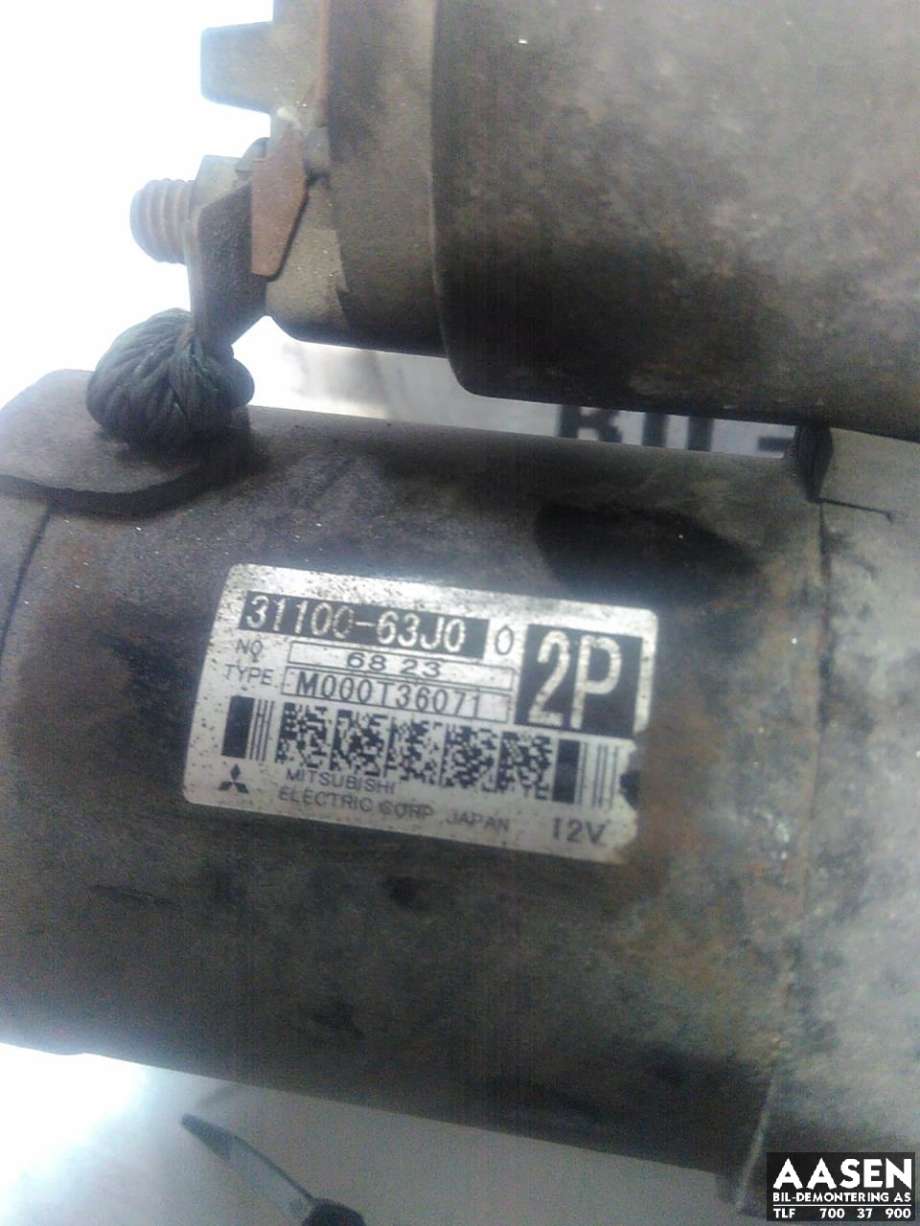 Starter til Suzuki SX4 2006-2009 (Type I, Fase 1) (31100-63J10|)