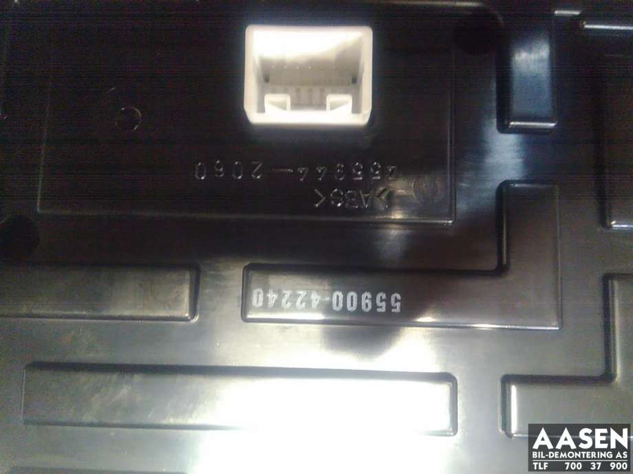 Varmeapparat betjening til Toyota RAV4 2006-2009 (Type III, Fase 1)  
