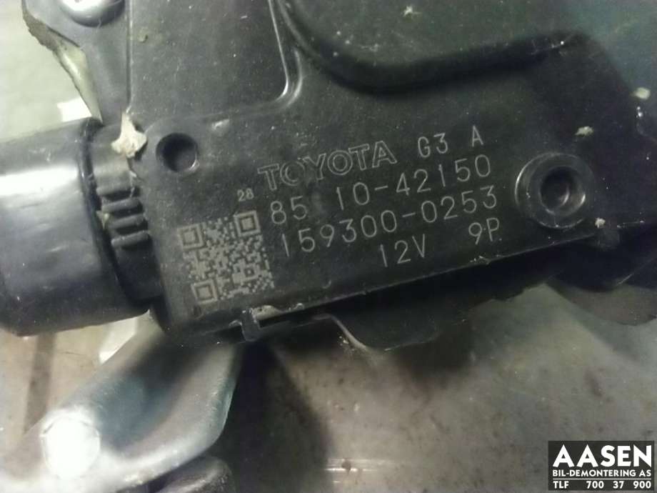 Viskermotor frontrute komplett m/overføring til Toyota RAV4 2009-2013 (Type III, Fase 2)