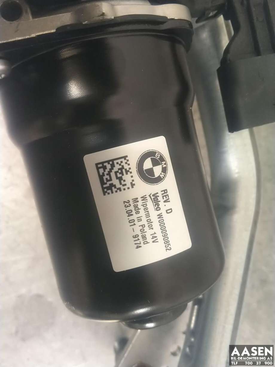 Viskermotor frontrute komplett m/overføring til BMW i4 2021-->> (G26) (G26) (61 61 7 427 901|)