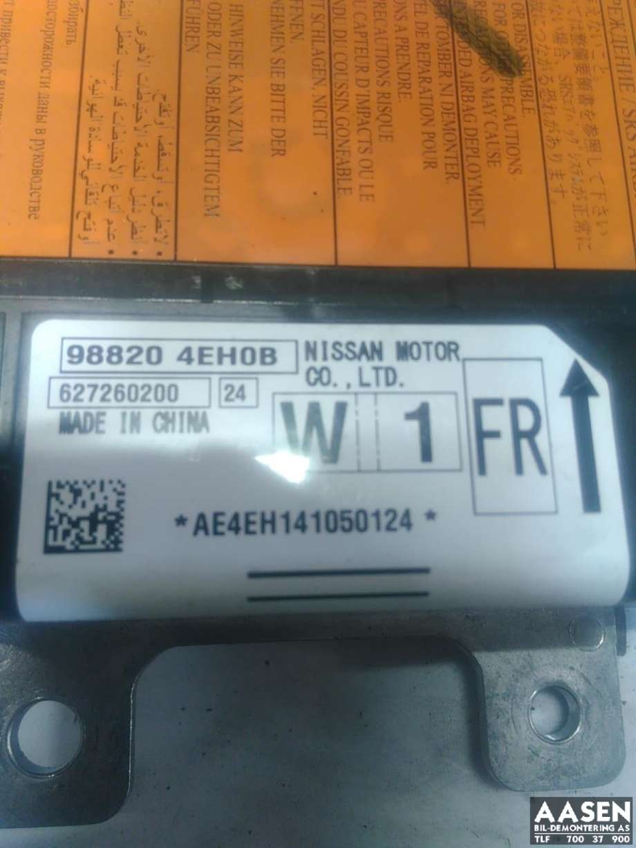 Airbag elektronikk til Nissan Qashqai 2014-2021 (Type II)  (988204EH0B|)