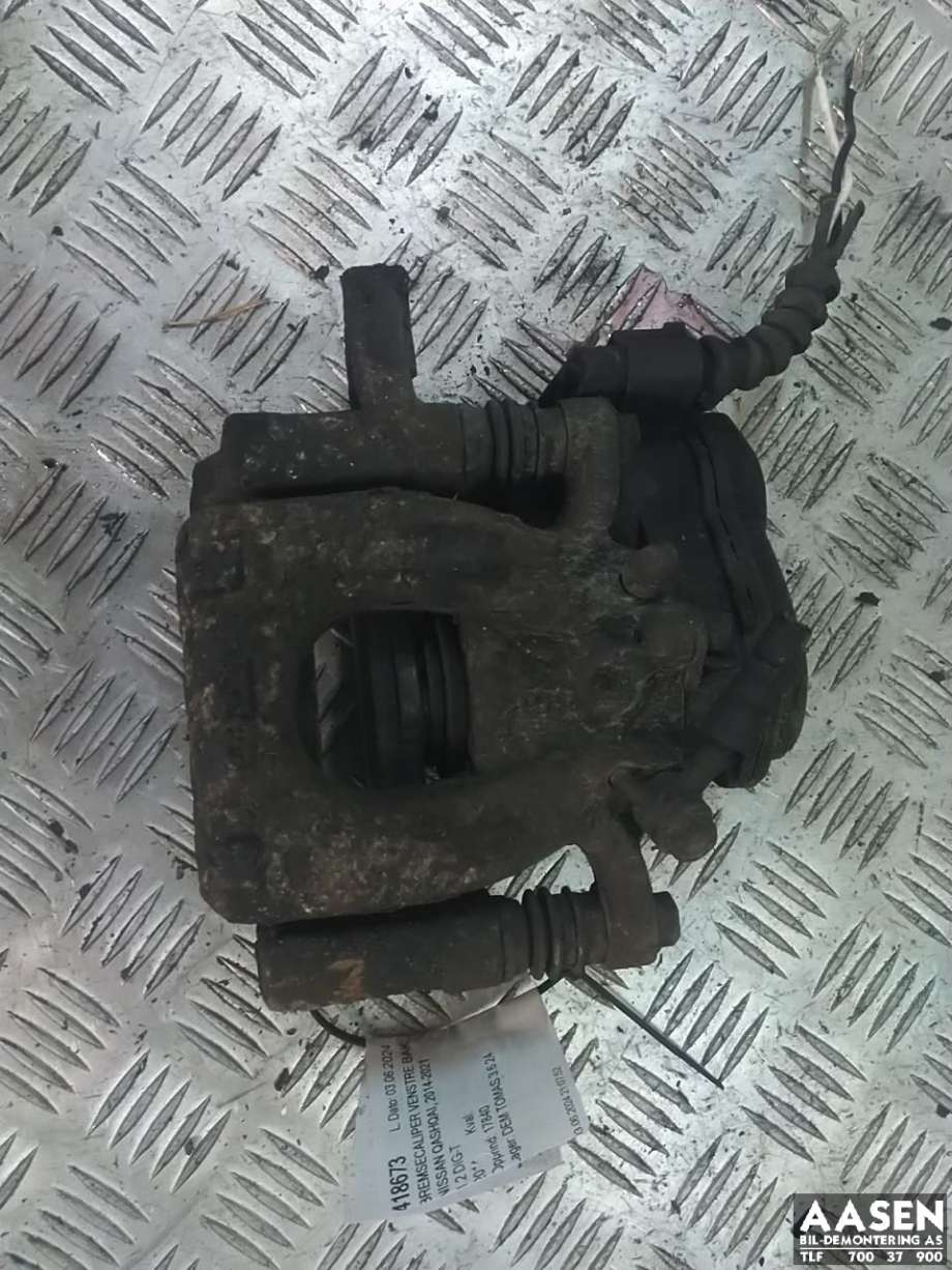 Bremsecaliper venstre bak, elektrisk til Nissan Qashqai, 2014-2021 (Type II)  (440114EA0A)