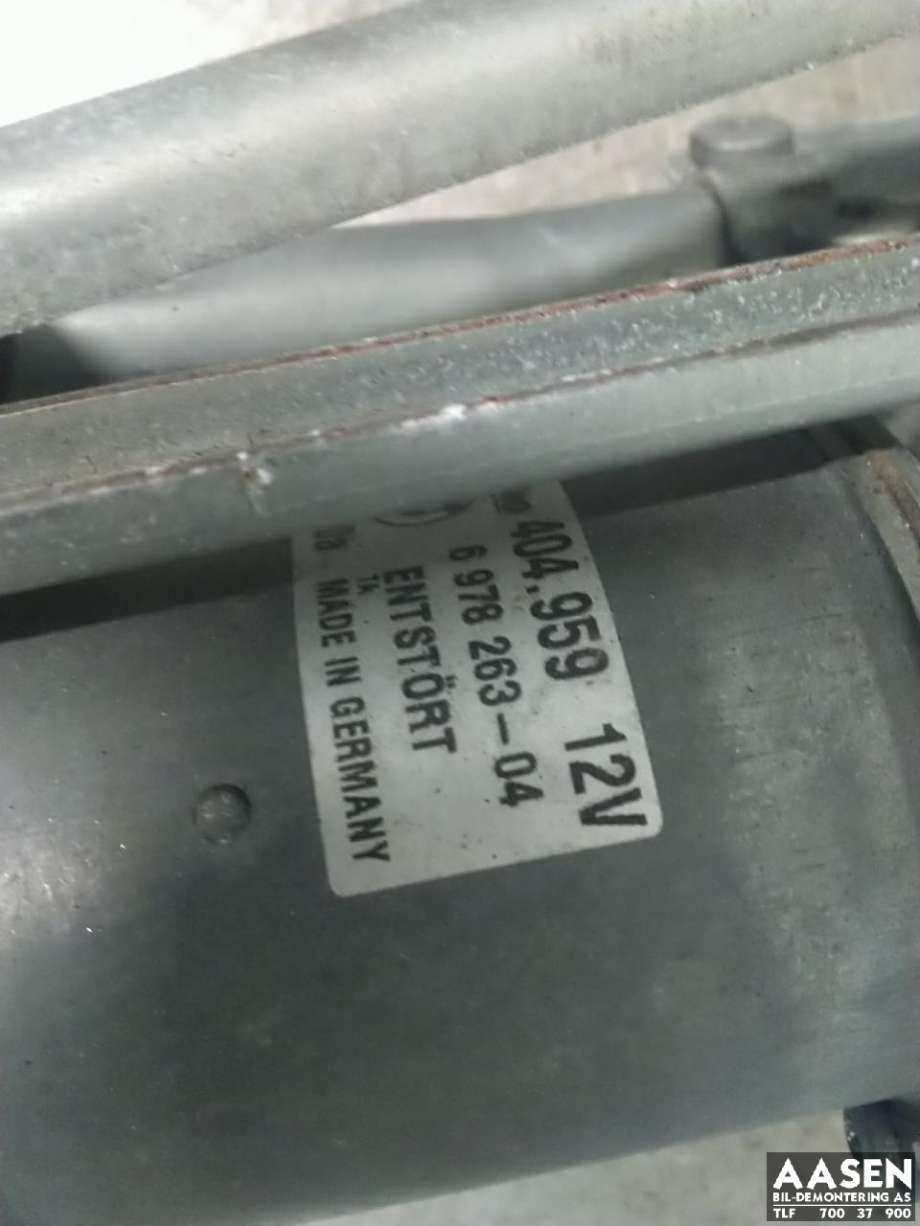 Viskermotor frontrute komplett m/overføring til BMW 3-Serie 2005-2011 (E90/E91/E92/E93) (E90/E91/E92/E93) (61 61 7 161 711|)