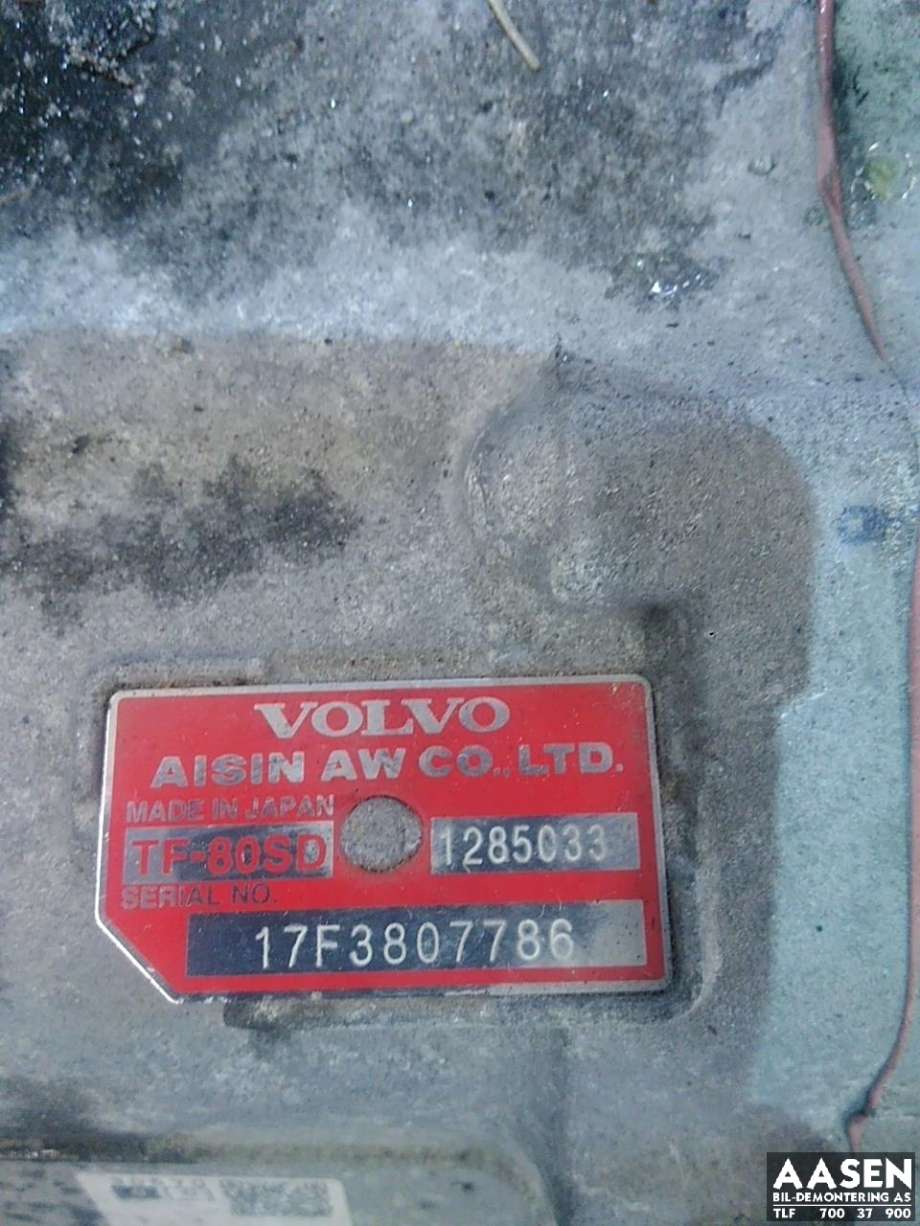 Girkasse hybrid til Volvo V60/V60 CC 2013-2018 (Type I, Fase 2)  (1285033|36050600|)