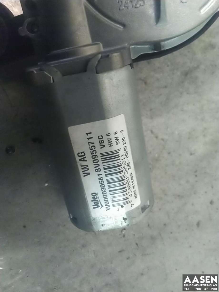 Viskermotor bakrute til Audi A3 2012-2016 (Type III, Fase 1) (8V0 955 711|8V0 955 711 B|)