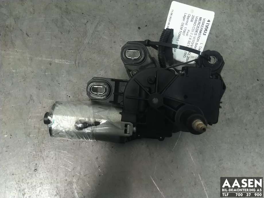 Viskermotor bakrute til Mercedes Vito/Viano, 2004-2010 (Fase 1) (W639) (W639) (A 639 820 04 08)