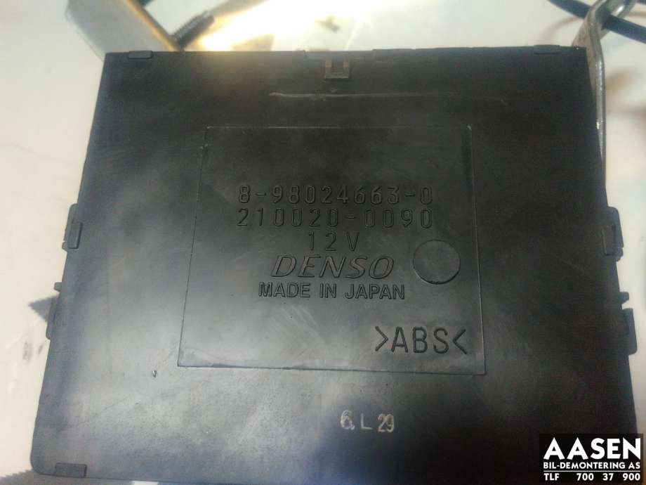 Styreenhet diverse til Isuzu D-Max 2007-2012 (Type I)  (8980246630|2100200090|)