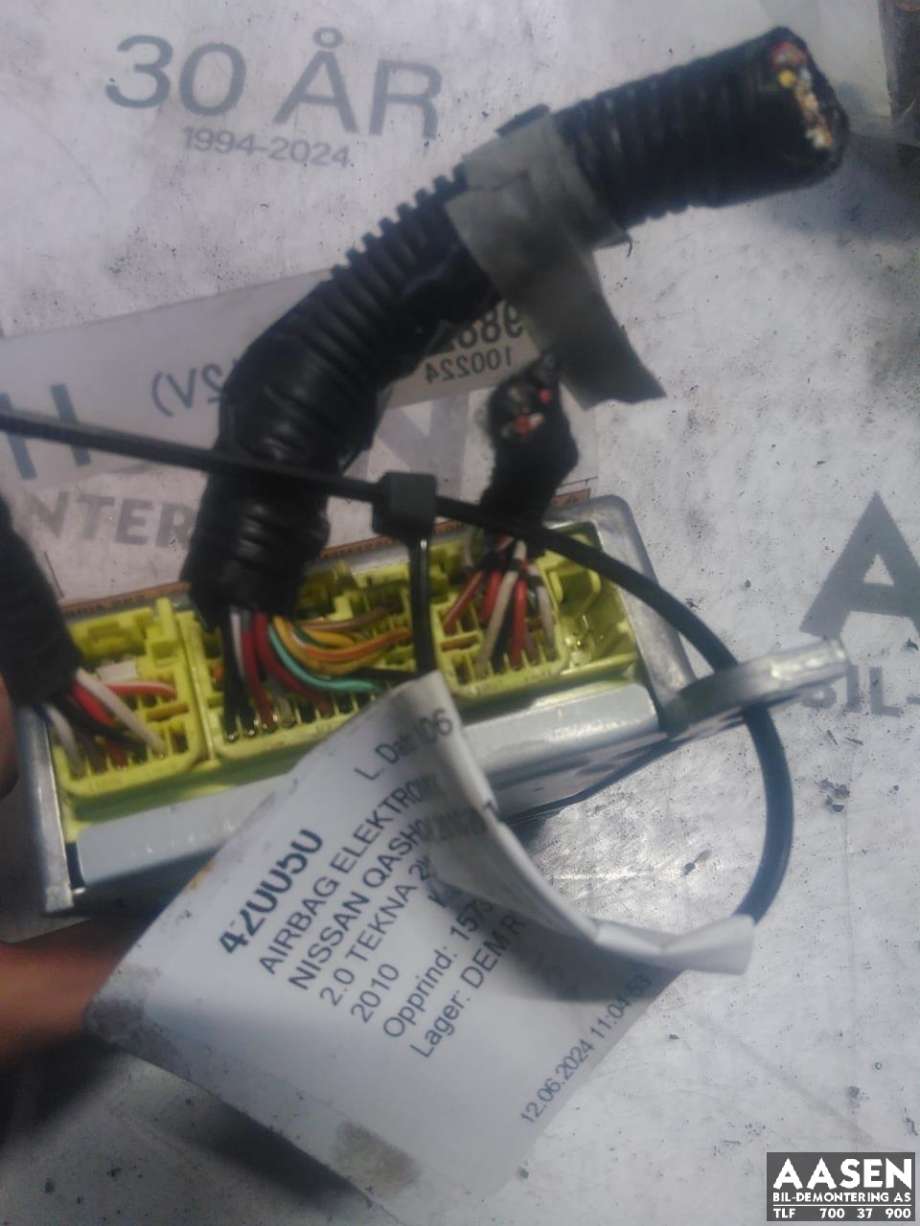 Airbag elektronikk til Nissan Qashqai, 2010-2014 (Type I, Fase 2)  (K8820JD11A)