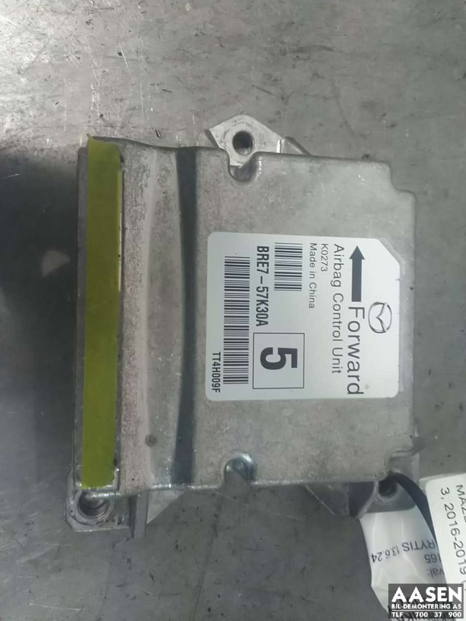 Airbag elektronikk til Mazda 3 2016-2019 (Type III, Fase 2) (BRE7-57K30A|)