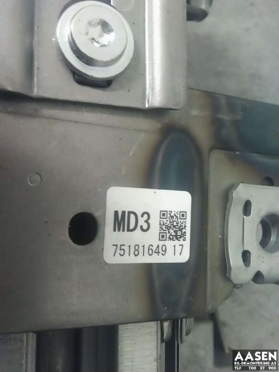 Rattaksel elektrisk servo til Mazda 3 2016-2019 (Type III, Fase 2)  