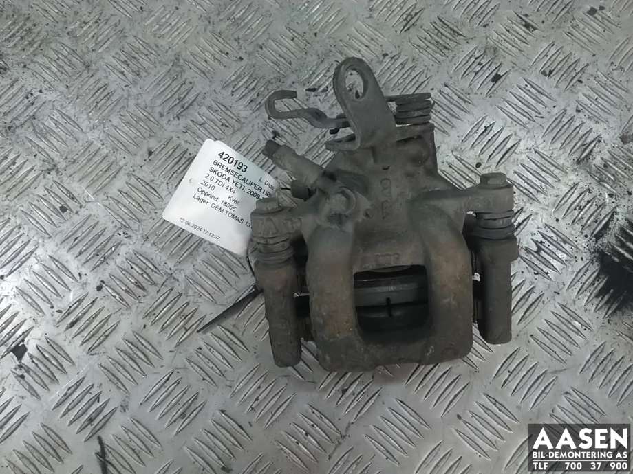 Bremsecaliper høyre bak til Škoda Yeti 2009-2013 (Fase 1) (5K0 615 424|5K0 698 141|5K0 615 424 X)